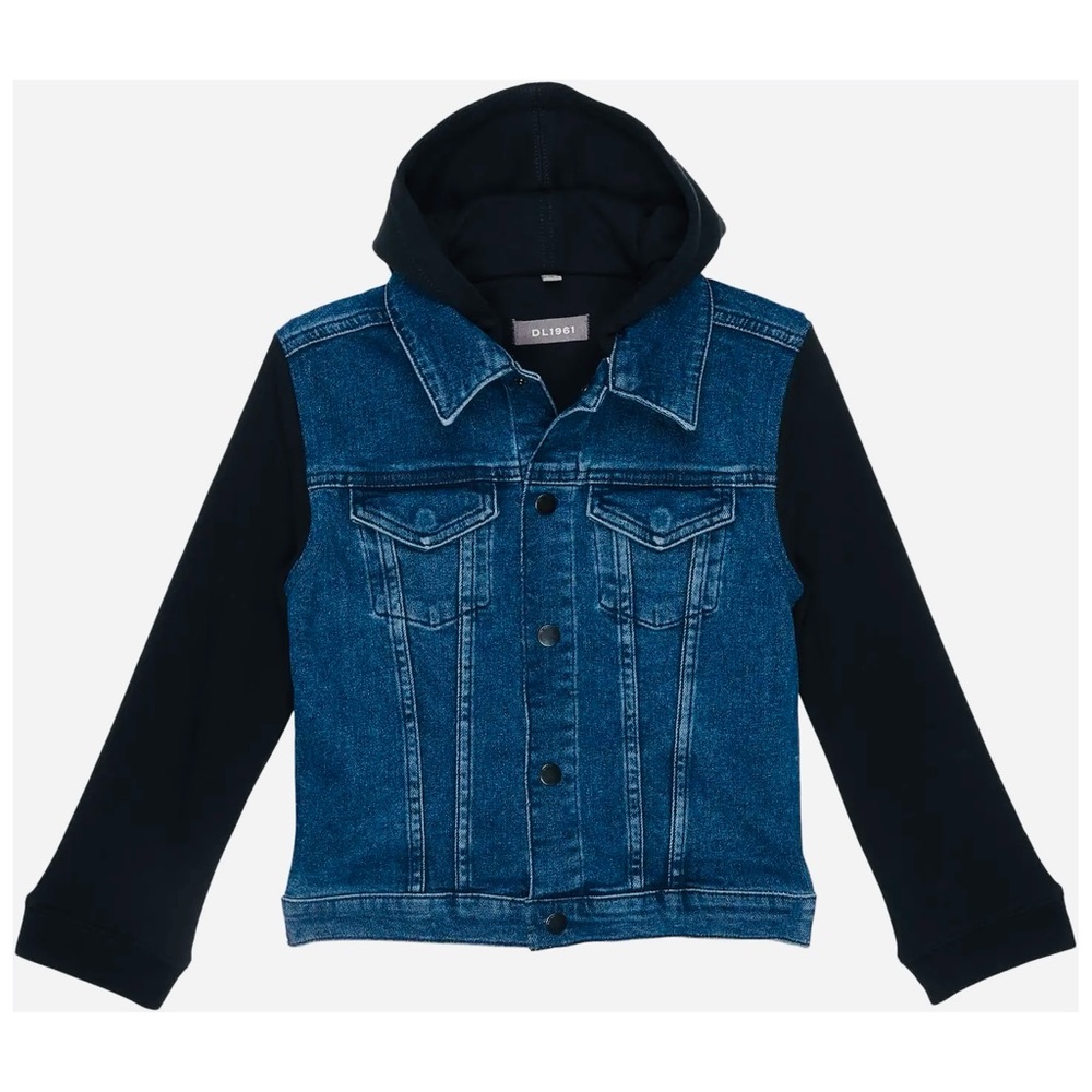 DL1961 kids Manning Denim Jacket (Big Kids). Denim & cotton jacket with …